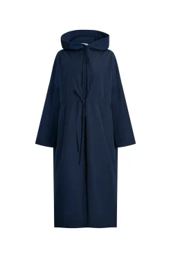 James Lakeland Oversized Navy Raincoat