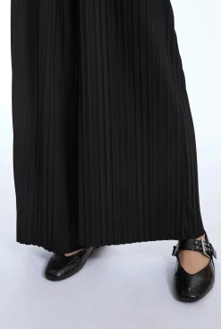 James Lakeland Pleated Black Trousers