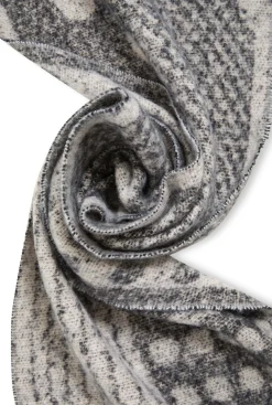 James Lakeland Polka Dot Black Scarf
