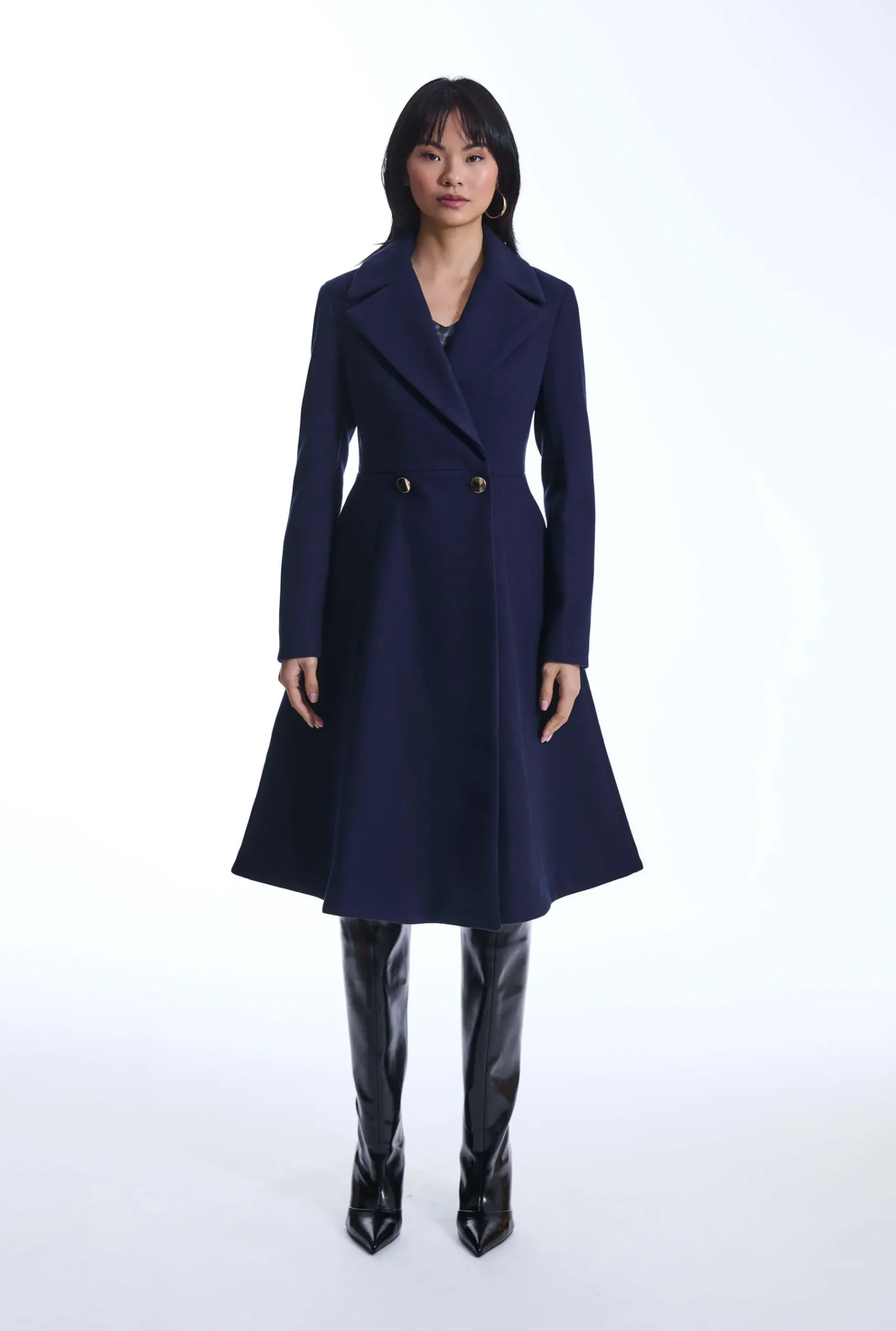James Lakeland Princess Navy Coat