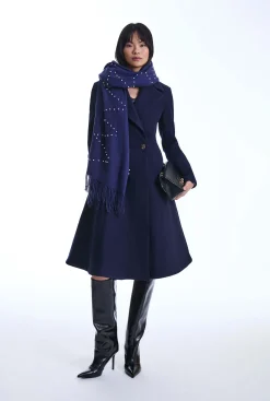 James Lakeland Princess Navy Coat