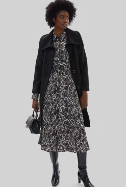 James Lakeland Printed Belted Midi Dress
