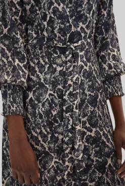James Lakeland Printed Belted Midi Dress