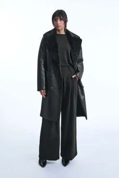 James Lakeland Reversible Black Coat