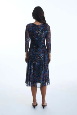 James Lakeland Sheer Printed Dress