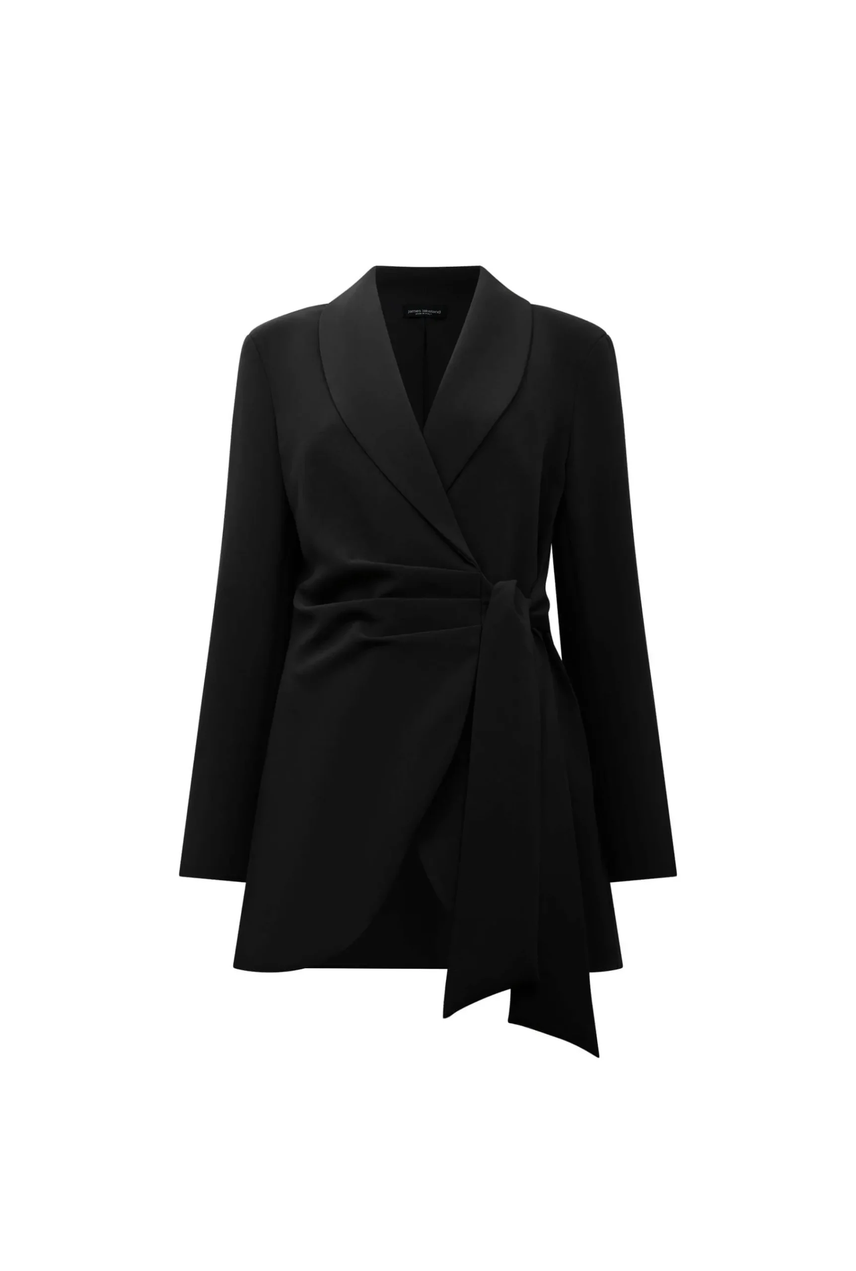 James Lakeland Side Black Sash Blazer