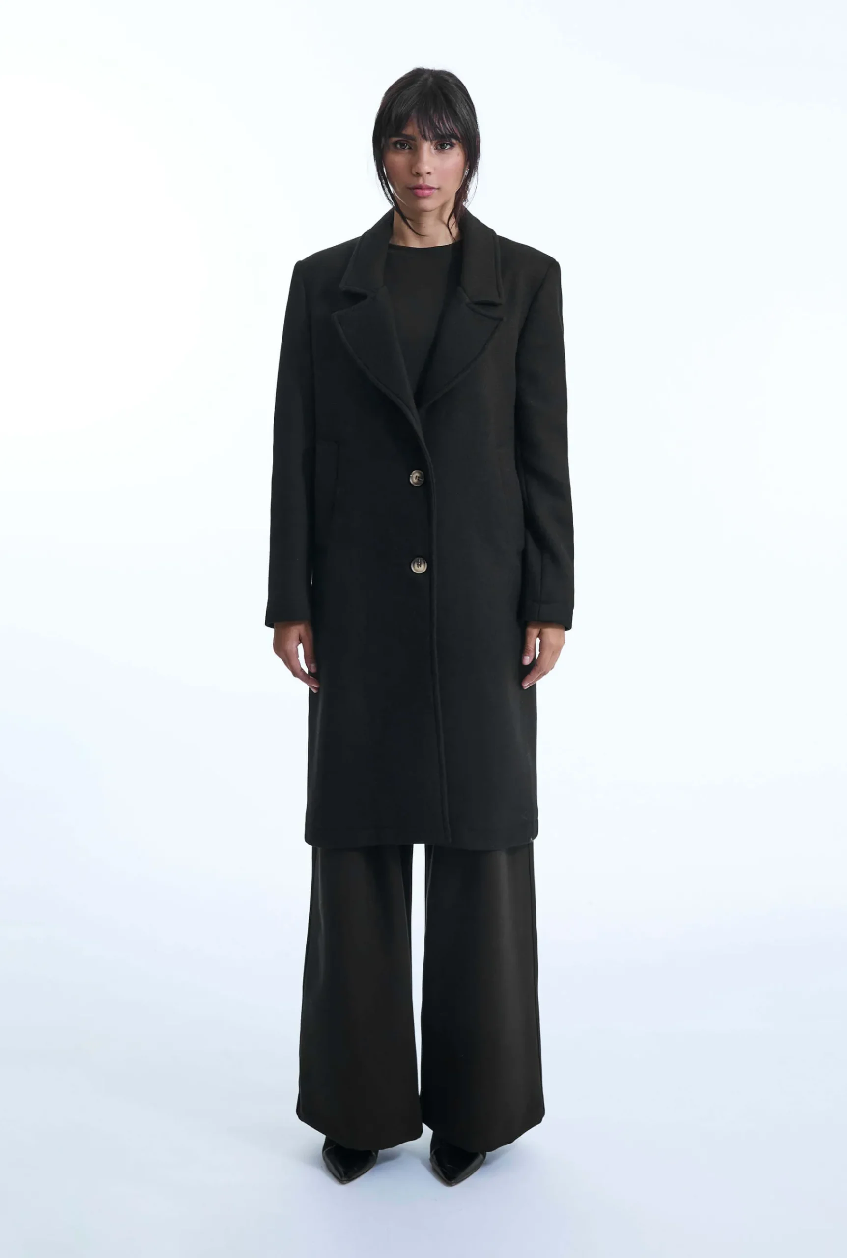 James Lakeland Tailored Black Coat