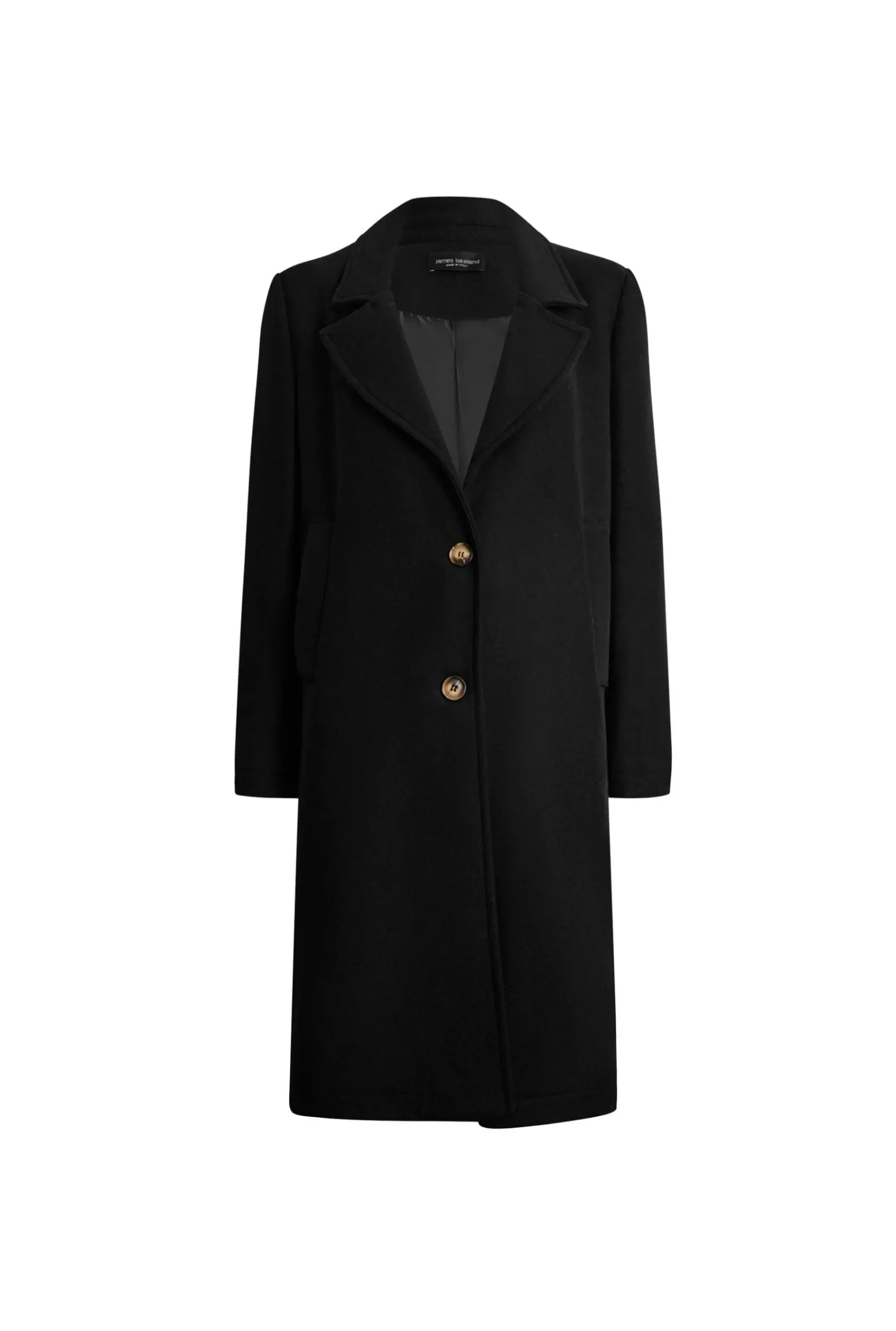 James Lakeland Tailored Black Coat