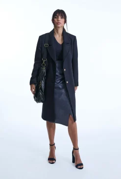 James Lakeland Tailored Navy Coat