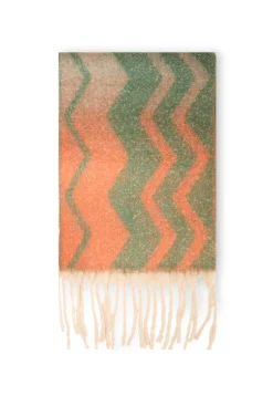 James Lakeland Zig Zag Green Scarf
