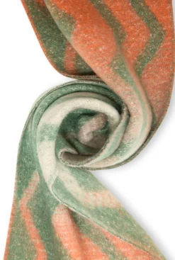 James Lakeland Zig Zag Green Scarf